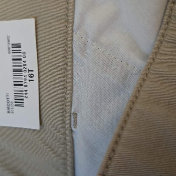 ST. JOHN'S BAY BRAND WOMEN'S PLUS SIZE KHAKI WIDE LEG PANTS SIZE 16 TALL - Picture 11 of 15